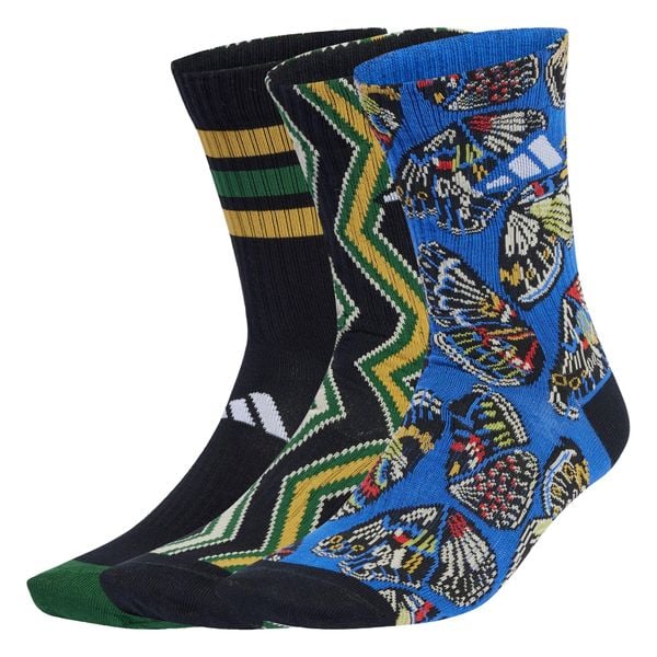 Skarpety adidas Farm, 3 pary w opakowaniu. Czarne skarpetki ADIDAS, bez wzorów. Za 89,95 zł.