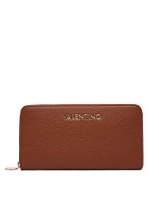 Valentino Portfel VPS9ON155 Brązowy. Brązowe portfele Valentino, bez wzorów, ze skóry. Za 299,99 zł.