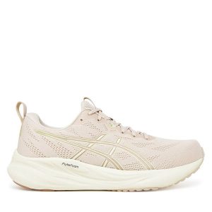 Buty do biegania Asics. Szare buty sportowe ASICS, bez wzorów, bez zapięcia, do biegania. Za 399,99 zł.