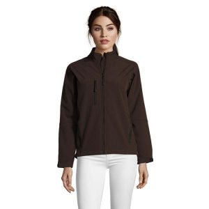 Kurtka Damska Roxy Soft Shell. Brązowe kurtki SOL'S, s, bez wzorów, bez kaptura. Za 217,99 zł.