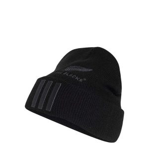 Czapka typu beanie All Blacks. Czarne czapki ADIDAS, bez wzorów, z dzianiny, klasyczne. Za 119,00 zł.