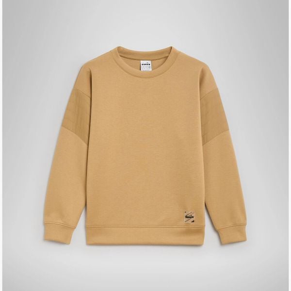 Bluza damska DIADORA L. SWEATSHIRT CREW URBANITY. Brązowe bluzy Diadora, l, bez wzorów, bez kaptura. Za 139,99 zł.