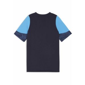 Młodzieżowa koszulka treningowa Olympique Marsylia PUMA New Navy Bleu Azur Blue. Niebieskia bluzki Puma, l, w ażurowe wzory, młodzieżowe, bez kołnierzyka, bez ramiączek. Za 199,00 zł.