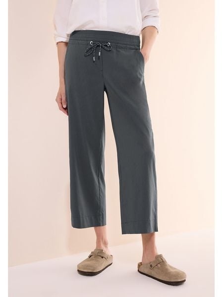 Cecil Spodnie w kolorze beżowym rozmiar: XXL. Brązowe spodnie z wysokim stanem Cecil, bez wzorów, z materiału, z podwyższonym stanem. Za 100,52 zł.