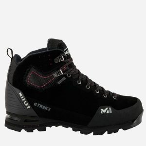 Buty trekkingowe damskie MILLET W G Trek 3 Goretex czarny. Czarne buty trekkingowe Millet, z gore-texu, bez zapięcia. Za 778,69 zł.