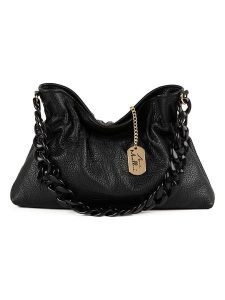 Anna Morellini Skórzana torebka "Fabrizia" w kolorze czarnym - 33 x 21 x 4 cm rozmiar: onesize. Czarne torebki klasyczne Anna Morellini, bez wzorów, z materiału, bez dodatków. Za 260,99 zł.