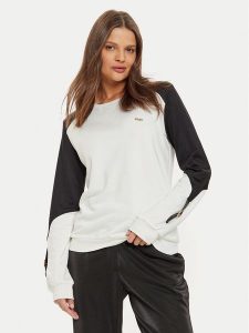 Liu Jo Sport Bluza TF4149 F0778 Biały Regular Fit. Białe bluzy Liu Jo Sport, xs, bez wzorów, z syntetyku, bez kaptura. Za 369,99 zł.