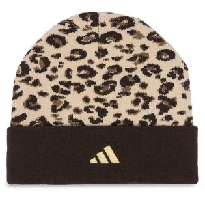 Czapka adidas. Brązowe czapki ADIDAS, bez wzorów. Za 89,99 zł.