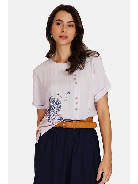 Le Jardin du Lin Koszulka w kolorze białym rozmiar: 38. Białe bluzki Le jardin du lin, bez wzorów, klasyczne, bez kołnierzyka, bez ramiączek. Za 95,92 zł.