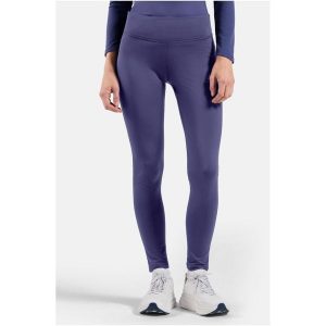 Legginsy Odlo Tights ESSENTIAL WARM. Fioletowe legginsy ODLO, bez wzorów. Za 339,99 zł.