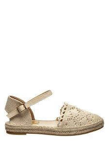 Foreverfolie Espadryle w kolorze beżowym rozmiar: 39. Brązowe espadryle Foreverfolie, bez wzorów, z dzianiny, bez obcasa. Za 115,24 zł.