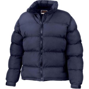 Damska kurtka puchowa Result Holkham. Niebieskie kurtki RESULT, bez wzorów, z puchu, bez kaptura. Za 241,00 zł.