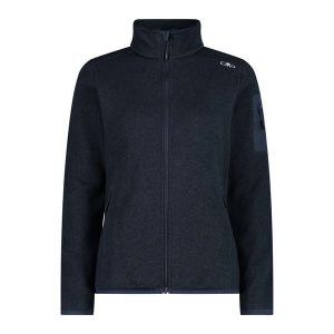 Bluza polarowa damska CMP Haze Jacket Knitted. Niebieskie bluzy CMP, na zimę, xs, bez wzorów, z polaru, bez kaptura. Za 263,99 zł.
