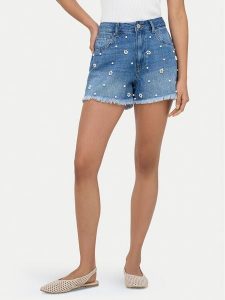 ONLY Szorty jeansowe Zuma 15370792 Niebieski Regular Fit. Niebieskie szorty ONLY, bez wzorów, z bawełny. Za 169,99 zł.
