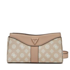 Torebka Guess. Czerwone listonoszki Guess, z aplikacjami, bez dodatków. Za 279,99 zł.