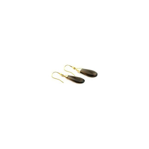 Kolczyki Kwarc Dymny złoto. Szare kolczyki marki Brazi druse jewelry. Za 170,00 zł.