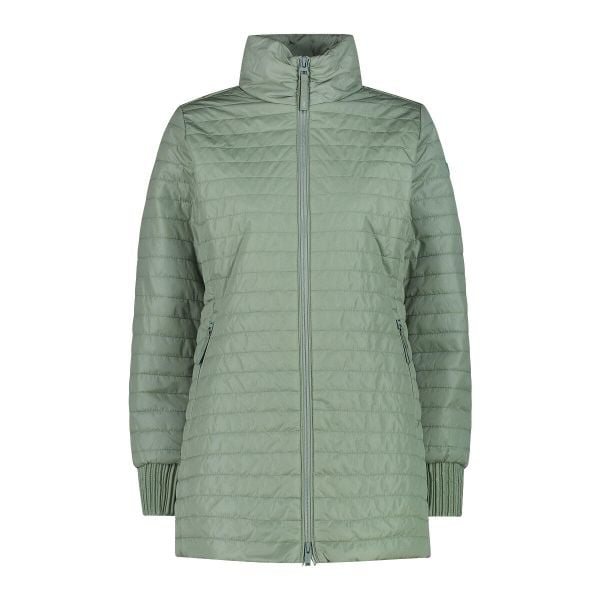 Damska długa kurtka CMP. Niebieskie kurtki CMP, bez wzorów, z puchu, bez kaptura. Za 543,50 zł.