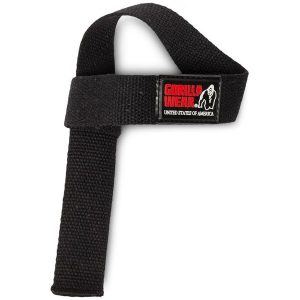 Non-Padded Lifting Straps - Czarny. Czarne paski GORILLA WEAR, bez wzorów, sportowe. Za 86,00 zł.