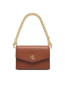 LAUREN RALPH LAUREN Torebka 432P11755001 Brązowy. Brązowe torebki klasyczne Lauren Ralph Lauren, bez wzorów, ze skóry, bez dodatków. Za 579,99 zł.