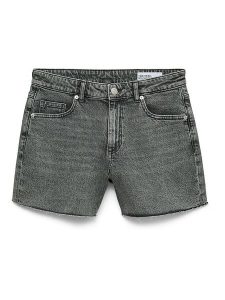 Vero Moda Szorty dżinsowe w kolorze antracytowym rozmiar: XS. Czarne szorty Vero Moda, z aplikacjami, z bawełny, klasyczne, z podwyższonym stanem. Za 83,03 zł.