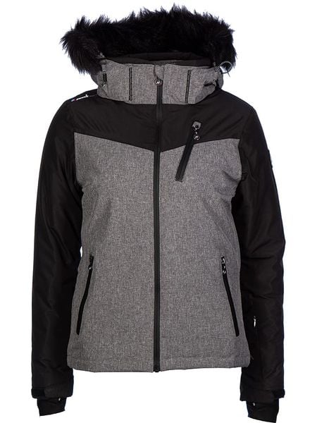 Peak Mountain Kurtka narciarska "Armate" w kolorze szarym rozmiar: L. Szare kurtki sportowe Peak Mountain, l, bez wzorów, z materiału, bez kaptura, narciarskie. Za 523,38 zł.