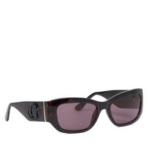 Okulary przeciwsłoneczne Guess. Brązowe okulary przeciwsłoneczne Guess. Za 479,99 zł.