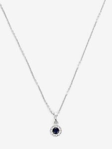 Maison héritage PARIS Złota zawieszka "Précieux Saphir" z diamentami rozmiar: onesize. Niebieskie zawieszki Maison héritage PARIS, z diamentem, złote. Za 600,99 zł.