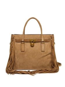 MICHAEL Michael Kors Torebka Hamilton Moderne 30F5ANXS3S Brązowy. Brązowe kuferki MICHAEL Michael Kors, bez wzorów, ze skóry, bez dodatków. Za 2 029,00 zł.