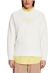 ESPRIT Bluza w kolorze szarym rozmiar: M. Szare bluzy ESPRIT, m, bez wzorów, z bawełny, bez kaptura. Za 92,21 zł.