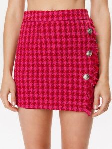 Liu Jo Spódnica mini MF3237 T3689 Różowy Regular Fit. Czerwone spódnice Liu Jo, bez wzorów, z syntetyku, mini. Za 479,99 zł.