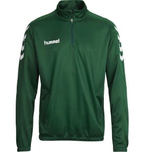 Bluza sportowa dla dorosłych Hummel Core 1/2 Zip Sweat. Czerwone bluzy Hummel, xl, bez wzorów, bez kaptura. Za 89,00 zł.