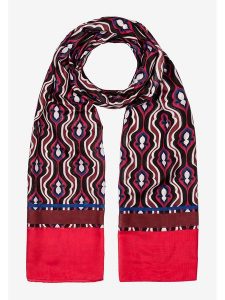 More & More Szal w kolorze czerwono-czarno-niebieskim - 180 x 70 cm rozmiar: onesize. Czarne szaliki More & More, bez wzorów, z materiału. Za 65,54 zł.