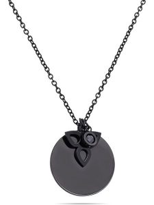 Tamaris Naszyjnik z zawieszką - dł. 45 cm rozmiar: onesize. Czarne naszyjniki Tamaris, ze stali. Za 130,99 zł.