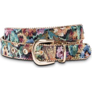 Pasek bonprix czarno-kolorowy. Paski marki bonprix. Za 44,99 zł.