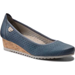 Półbuty JANA - 8-22305-20 Jeans 846. Niebieskie czółenka marki Jana, z jeansu. W wyprzedaży za 189,00 zł.