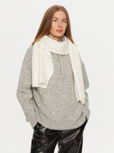 Guess Szalik W4BZ27 Z3J92 Biały. Białe rękawiczki Guess, z aplikacjami, z materiału. Za 229,99 zł.