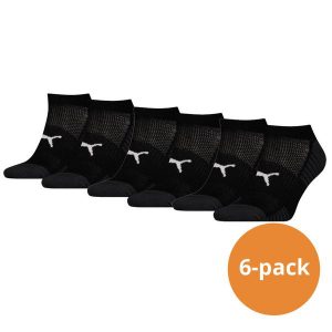 Skarpety Puma Sport Sneaker Amortyzowane, 6 szt. Czarne. Czarne skarpetki Puma, bez wzorów, z elastanu. Za 162,99 zł.