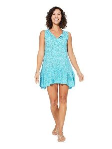 Ipanima Sukienka w kolorze niebiesko-białym rozmiar: 34/36. Niebieskie sukienki Ipanima, bez wzorów, z wiskozy, bez kołnierzyka, bez ramiączek, mini. Za 78,99 zł.