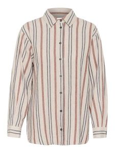 InWear Koszula w kolorze beżowo-antracytowo-czerwonym rozmiar: 38. Brązowe koszule InWear, bez wzorów, bez kołnierzyka, bez ramiączek. Za 176,08 zł.