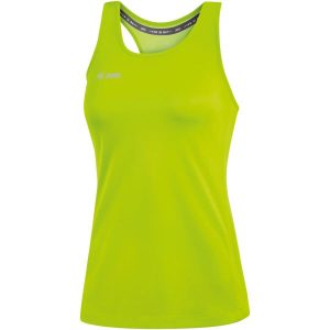 Damski tank top Jako top Run 2.0. Zielone topy JAKO, bez wzorów, sportowe, bez kołnierzyka, bez ramiączek. Za 155,50 zł.