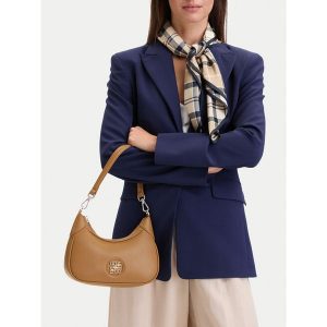 Torebka Nine West. Brązowe torebki klasyczne Nine West, bez wzorów, bez dodatków. Za 199,99 zł.
