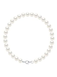 Pearline Bransoletka z perłami w kolorze białym rozmiar: onesize. Białe bransoletki Pearline, z perłą, srebrne. Za 260,99 zł.