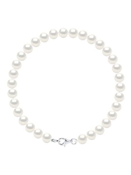 Pearline Bransoletka z perłami w kolorze białym rozmiar: onesize. Białe bransoletki Pearline, z perłą, srebrne. Za 260,99 zł.