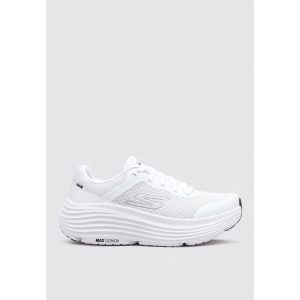 Tenisówki Skechers Model Max Cushioning Endea Kolor Biały. Białe buty sportowe Skechers, bez wzorów, z tkaniny, bez zapięcia, tenisowe. W wyprzedaży za 329,80 zł.