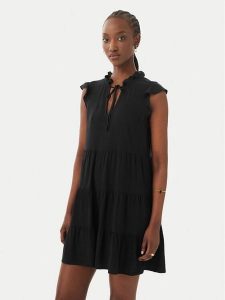 Vero Moda Sukienka codzienna Alba 10342656 Czarny Regular Fit. Czarne sukienki Vero Moda, na co dzień, l, bez wzorów, z wiskozy, bez kołnierzyka, bez ramiączek, proste. Za 139,99 zł.