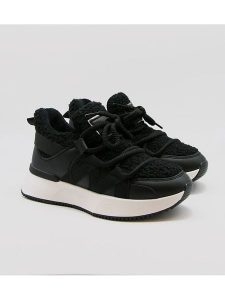 Belucci Sneakersy w kolorze czarnym rozmiar: 40. Czarne trampki Belucci, bez wzorów, bez zapięcia. Za 126,75 zł.