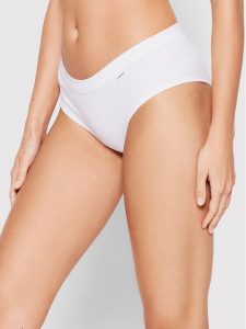 Chantelle Figi brazylijskie Comfort C15P40 Biały. Białe figi Chantelle, bez wzorów, z bawełny. Za 59,99 zł.