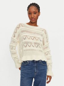 Haveone Sweter MEV-M119 Écru Regular Fit. Swetry klasyczne Haveone, m, z wełny, bez kołnierzyka. Za 449,99 zł.