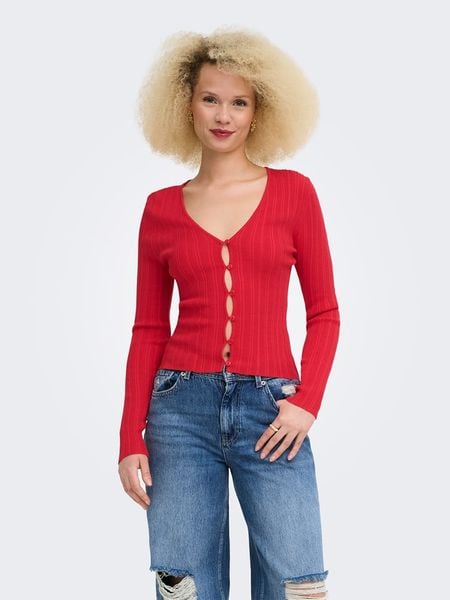 ONLY Kardigan w kolorze czerwonym rozmiar: M. Czerwone kardigany ONLY. Za 114,95 zł.