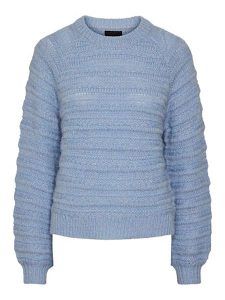 Pieces Sweter w kolorze błękitnym rozmiar: S. Niebieskie swetry oversize Pieces, s, bez wzorów, ze splotem, bez ramiączek. Za 70,24 zł.